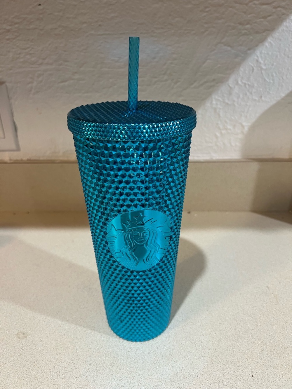 Starbucks Metallic Teal Studded Tumbler